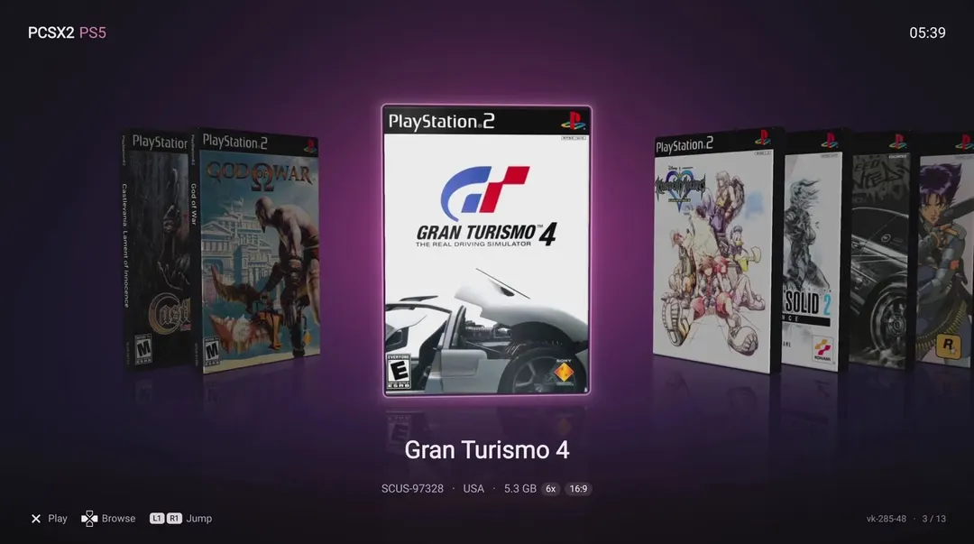 На взломанной PS5 запустили эмуляторы PS2 и Xbox