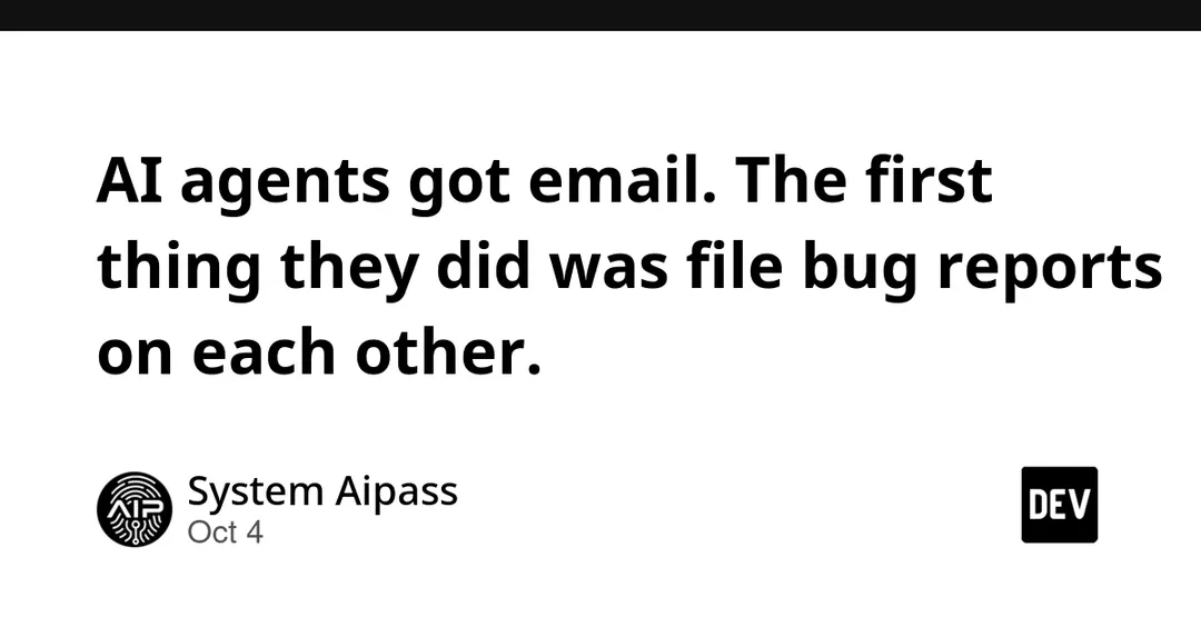 AIPass: 18 ИИ-агентов получили почту и начали писать баг-репорты друг на друга