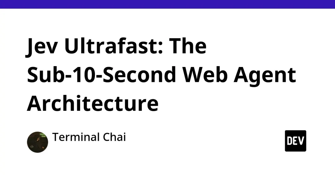 Browser Use выпустила Jev Ultrafast — веб-агент с задачами за 7 секунд
