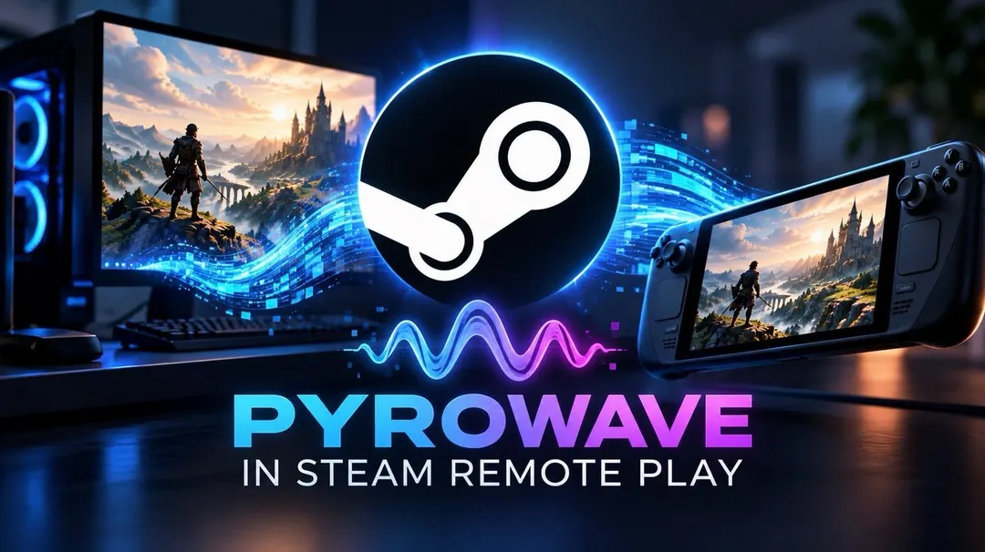 Valve представила кодек Pyrowave для Steam Remote Play с задержкой 1 мс