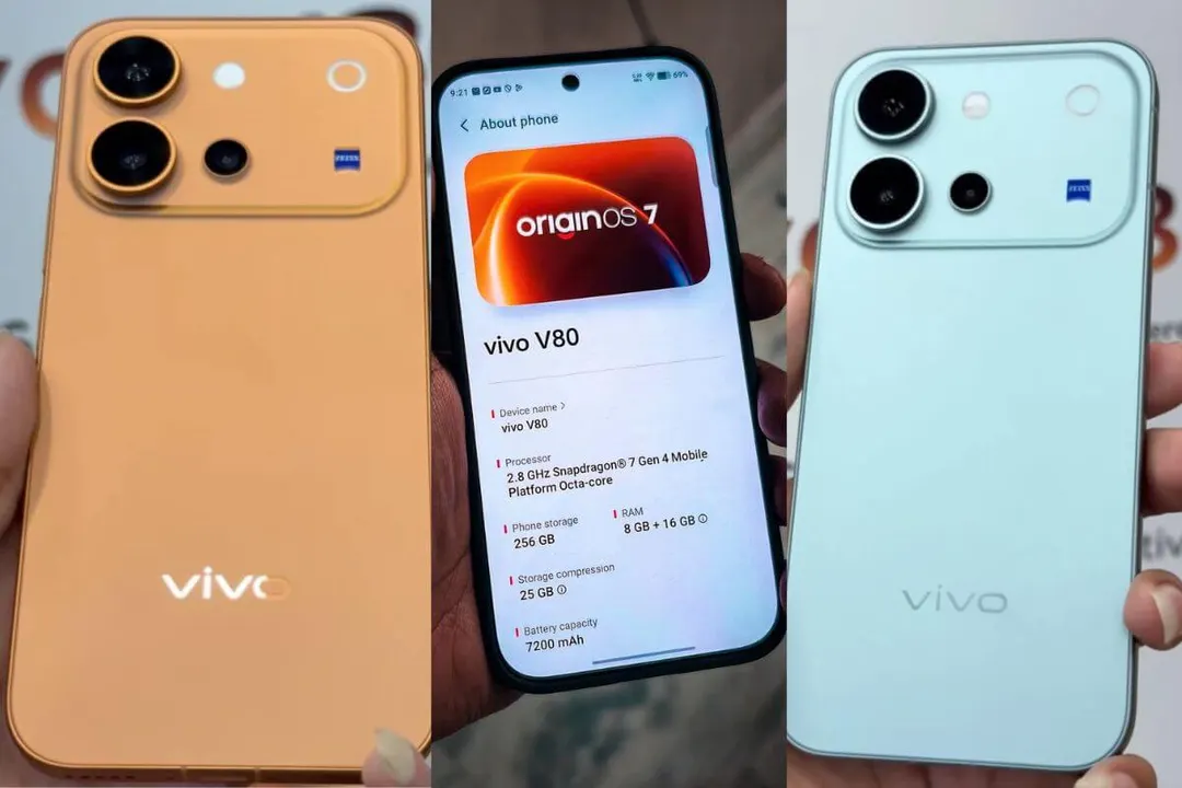 Vivo V80 5G: утечка цен перед запуском 6 октября — от Rs 62 999