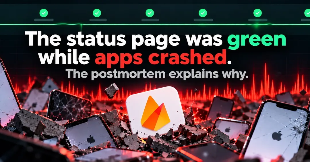 Firebase: сбой iOS-приложений при зелёных дашбордах