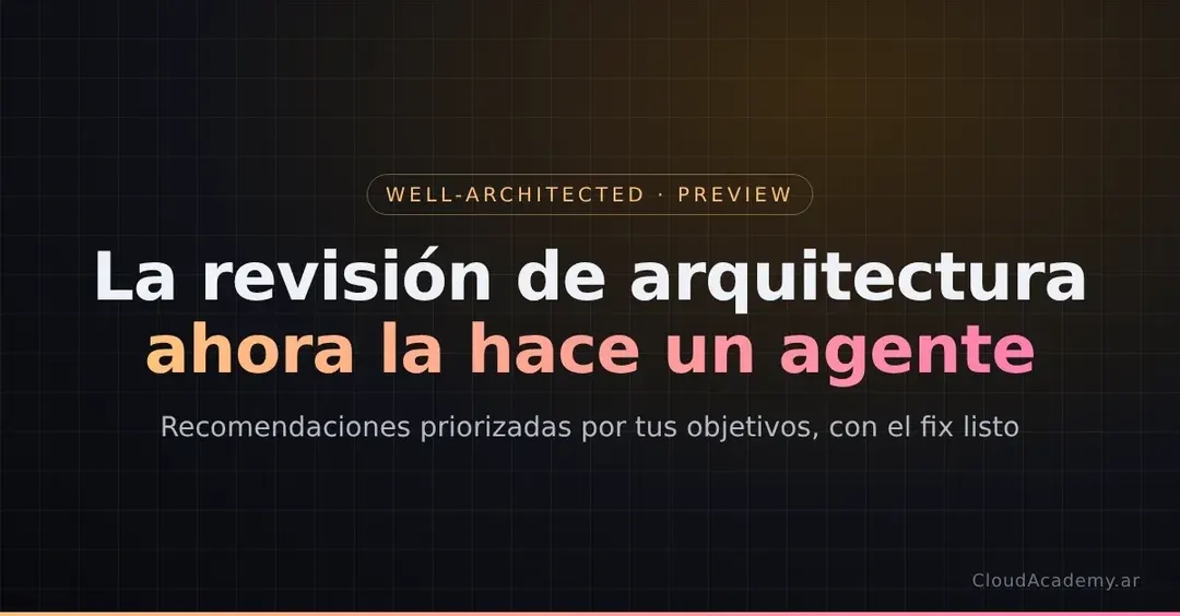 AWS запустила Well-Architected Agent для аудита архитектуры