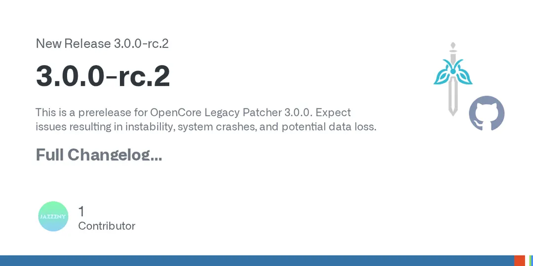 OCLP 3.0.0 RC добавил поддержку macOS Tahoe на старых Mac