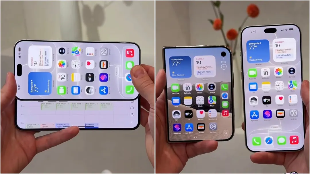 iPhone Duo и iPhone 18 Pro Max сравнили в видео: 5,2 мм против 8,8 мм