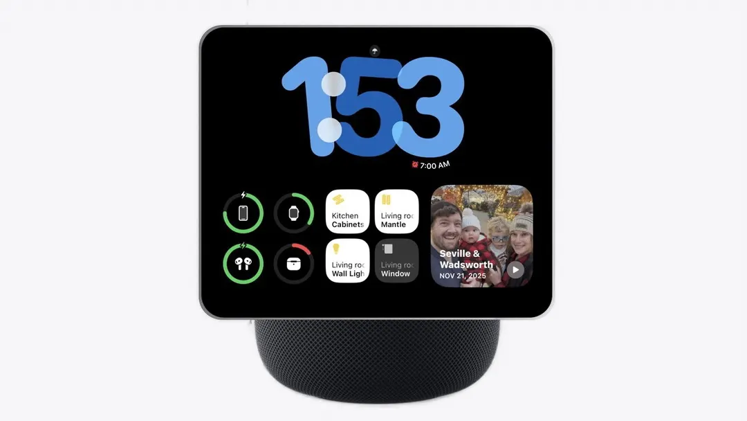 Новый HomePod со экраном получит ИИ-распознавание лиц