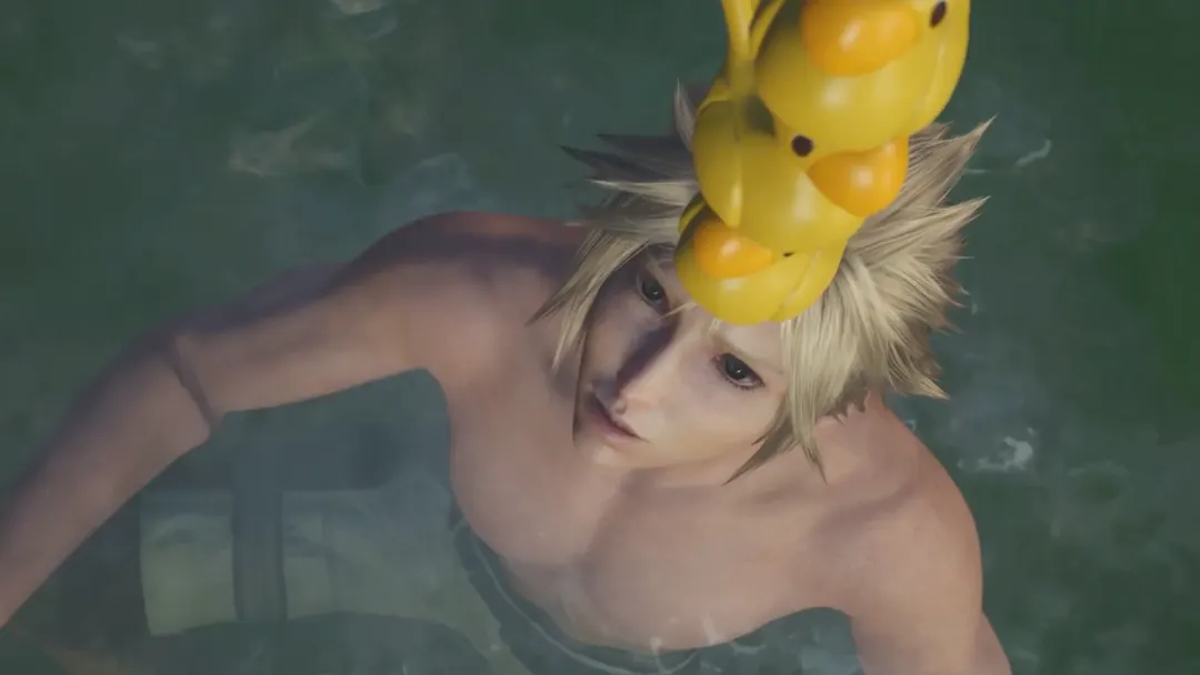Final Fantasy 7 Revelation: горячие источники дают бонус к HP и купальные скины