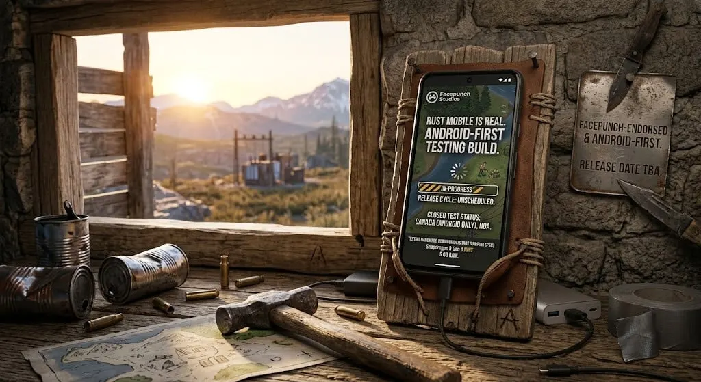 Rust Mobile подтверждена Facepunch: сначала Android, дата не объявлена