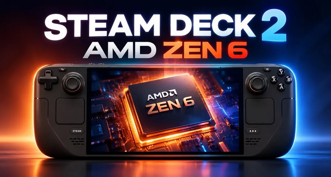 Утечка: Steam Deck 2 получит Zen 6 и RDNA 5, релиз в конце 2027 — начале 2028