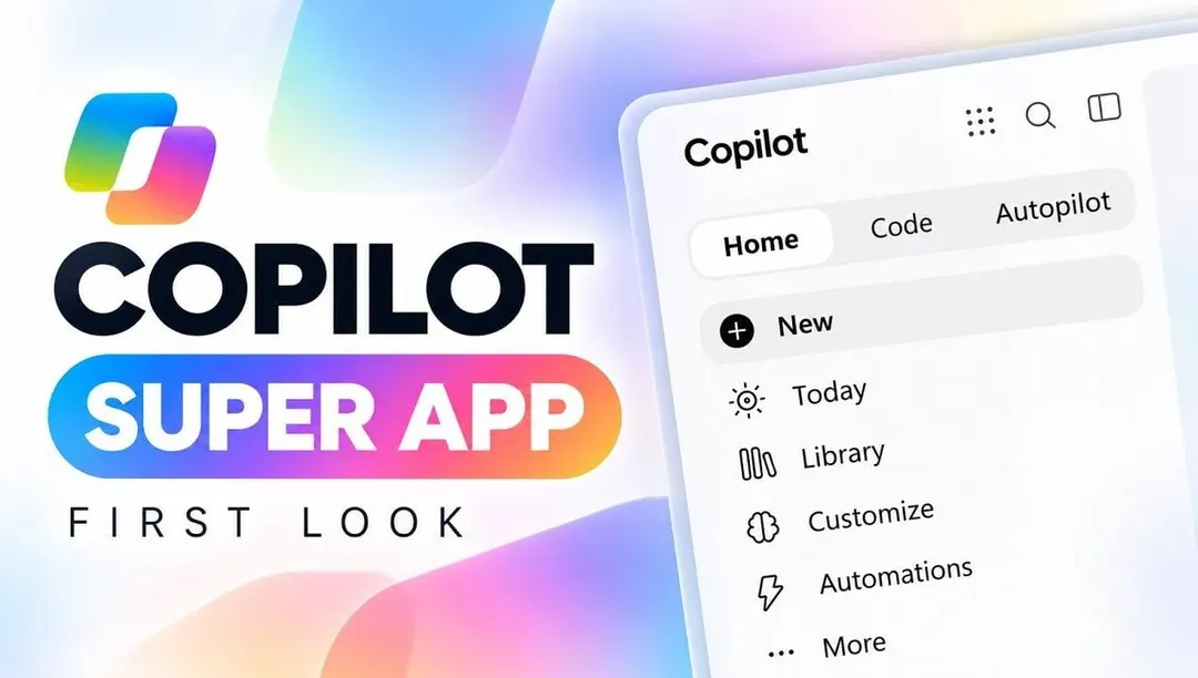 Microsoft обновила Copilot: дашборд Today, Autopilot и Copilot Code