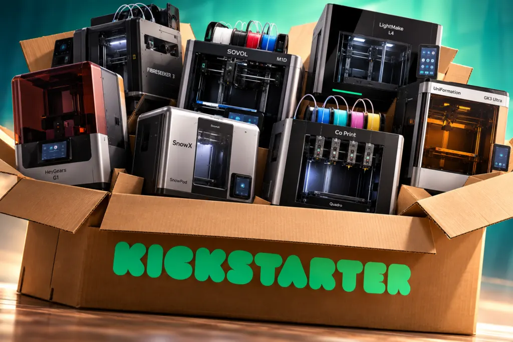 Kickstarter стал площадкой для новой волны настольных 3D-принтеров