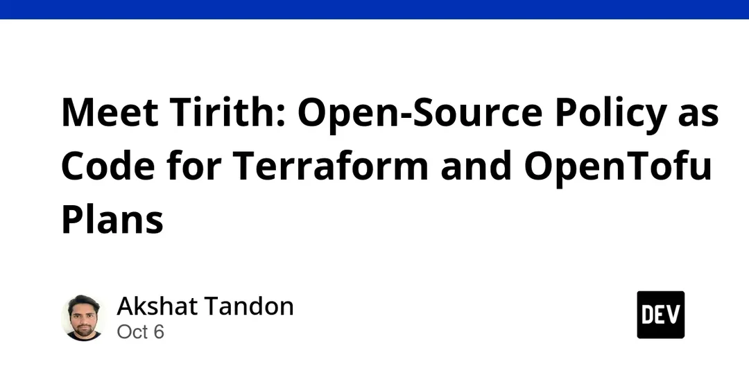 StackGuardian выпустила Tirith — открытый policy-as-code для Terraform и OpenTofu