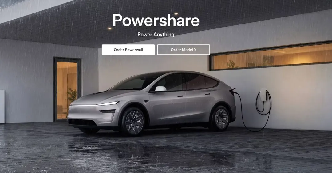 Tesla включила Powershare для Model 3 и Model Y: авто питает дом при отключении