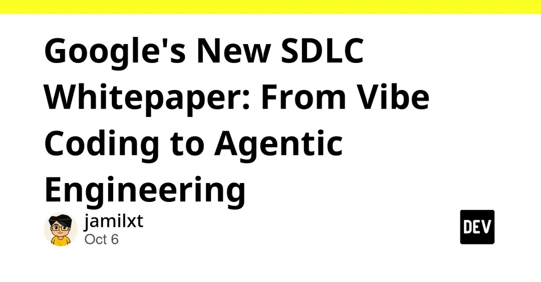 Google выпустила whitepaper о новом SDLC с ИИ-агентами
