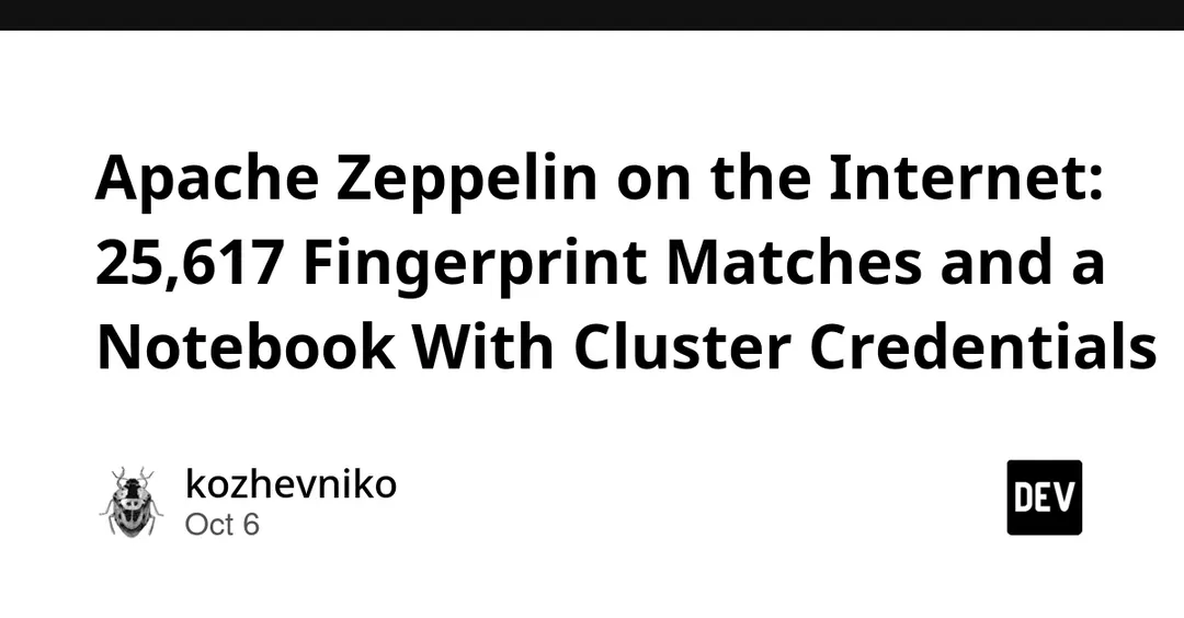 В интернете нашли 25 617 открытых серверов Apache Zeppelin