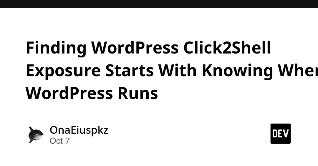 Click2Shell в WordPress: RCE без аутентификации, патч в 7.1.1