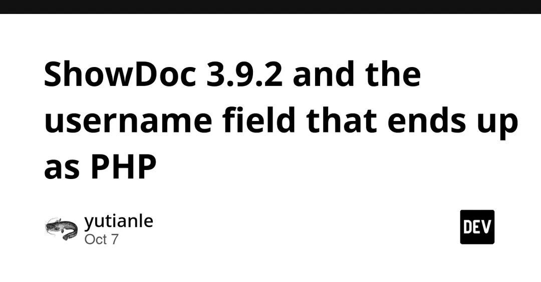 В ShowDoc 3.9.2 нашли RCE через поле имени пользователя