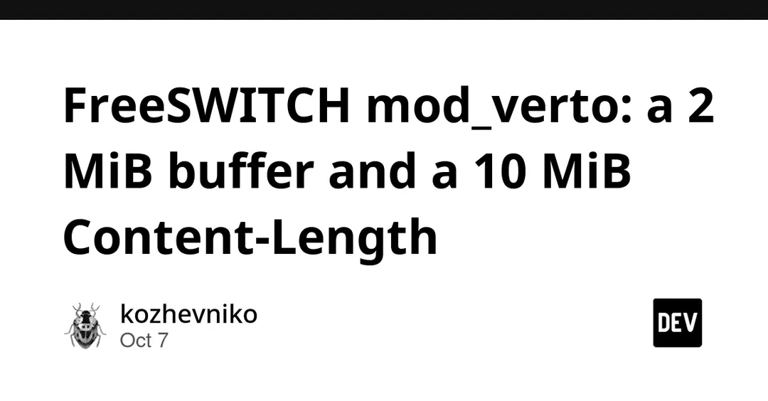 FreeSWITCH: переполнение буфера в mod_verto с CVSS 9.8