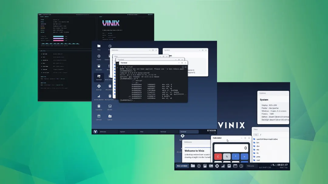 Vinix: не Linux, но запускает Docker, QEMU и игры на M1