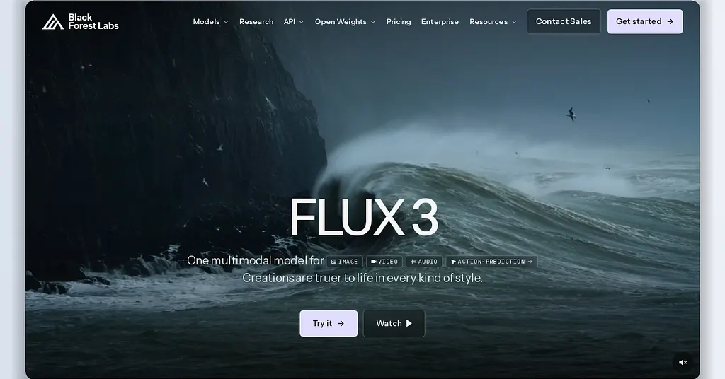 Black Forest Labs выпустила FLUX 3 — мультимодальную модель с видео и звуком