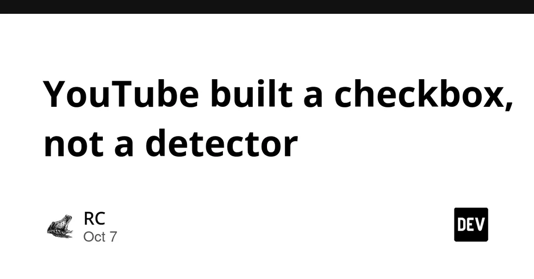 YouTube маркирует ИИ-видео автоматически, но метку можно снять