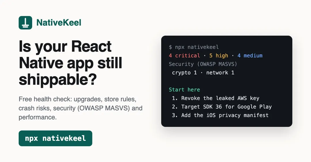 183 из 653 React Native-приложений используют устаревшие SafeAreaView и ImageBackground