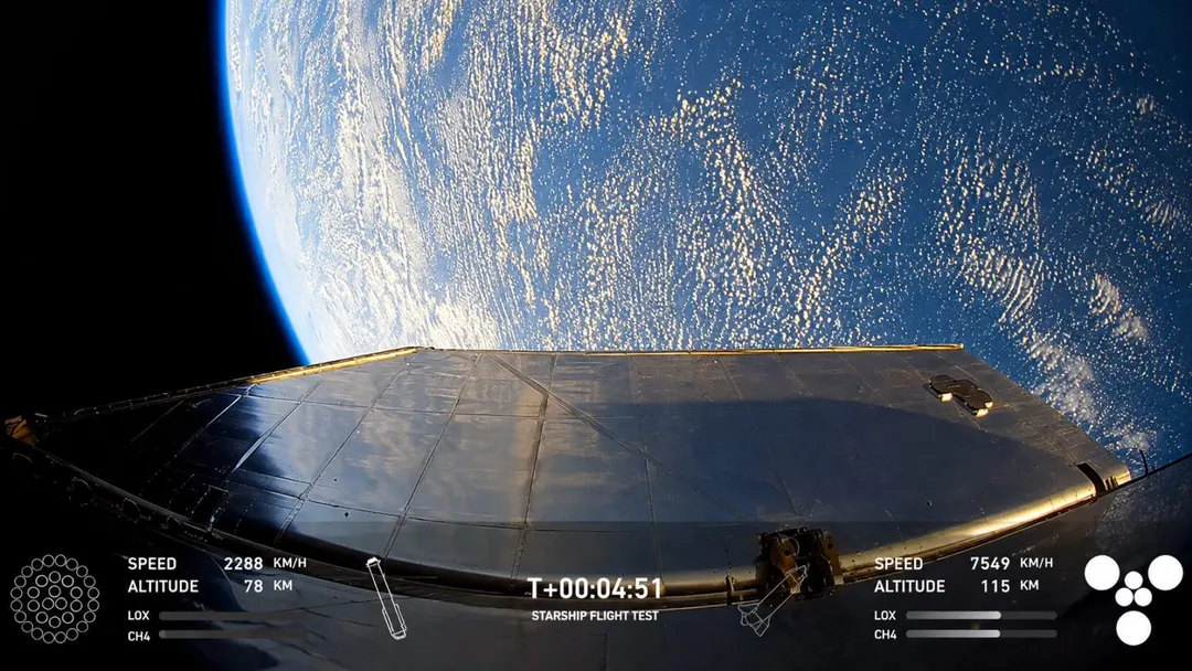 SpaceX использовала видео туристов для анализа обломков Starship Flight 7