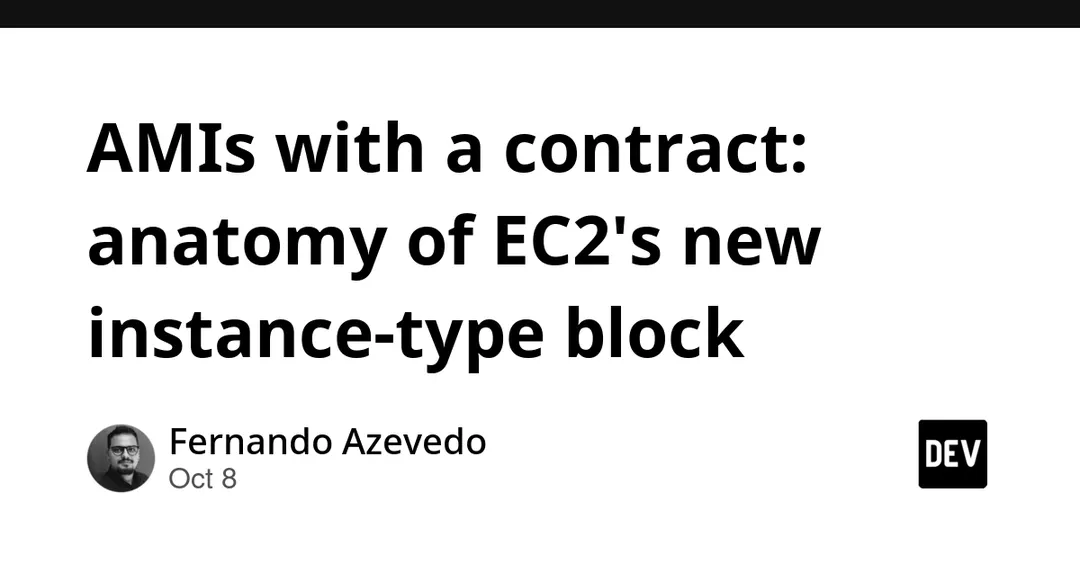AWS добавила в AMI контракт по типам инстансов EC2