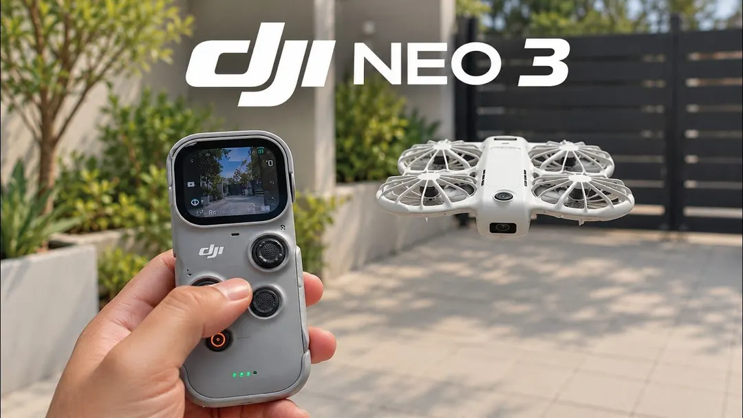 Утечка видео показала DJI Neo 3 со спицевой защитой винтов