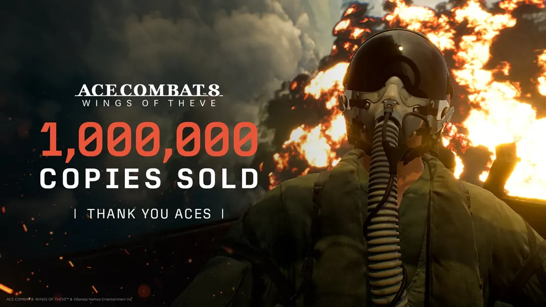 Ace Combat 8: Wings of Theve разошлась тиражом более 1 млн копий