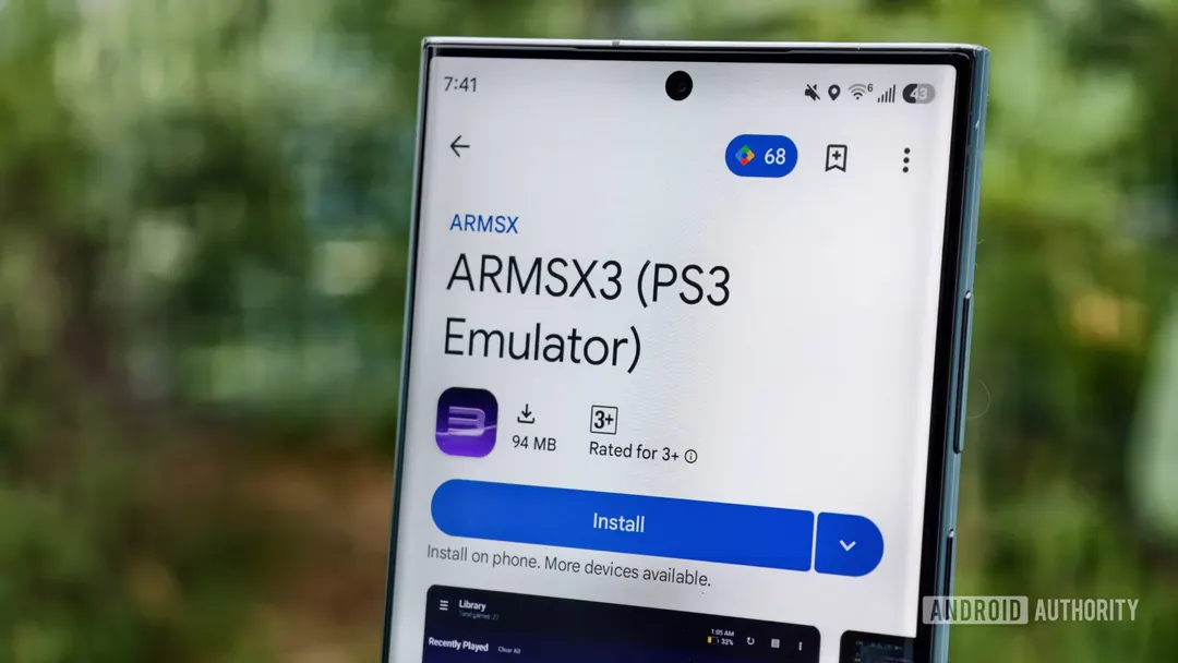 Эмулятор PS3 ARMSX3 для Android вышел в Google Play