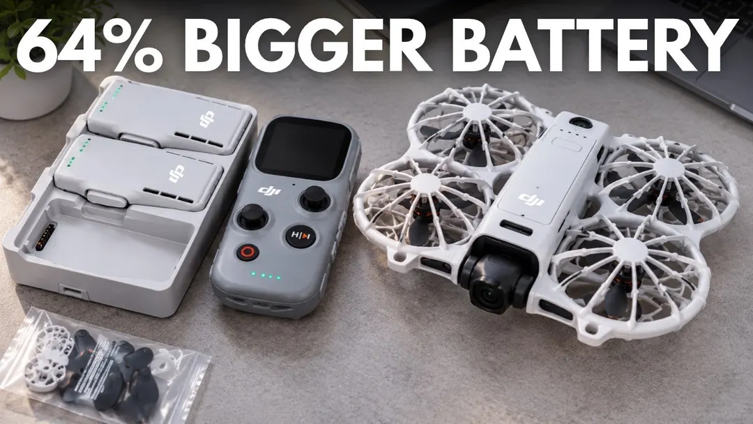 DJI Neo 3: батарея 18,9 Вт·ч даёт до 16 минут полёта
