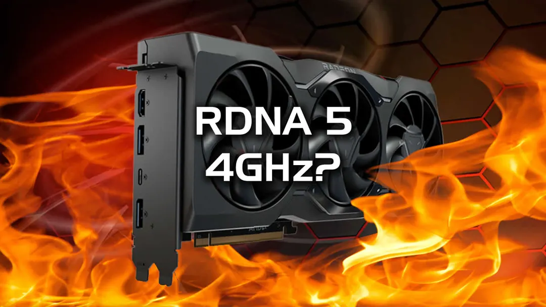 Утечка: настольные GPU AMD RDNA 5 могут приблизиться к 4 ГГц