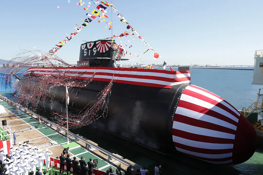 Япония спустила на воду подлодку Sōgei класса Taigei на 3300 тонн