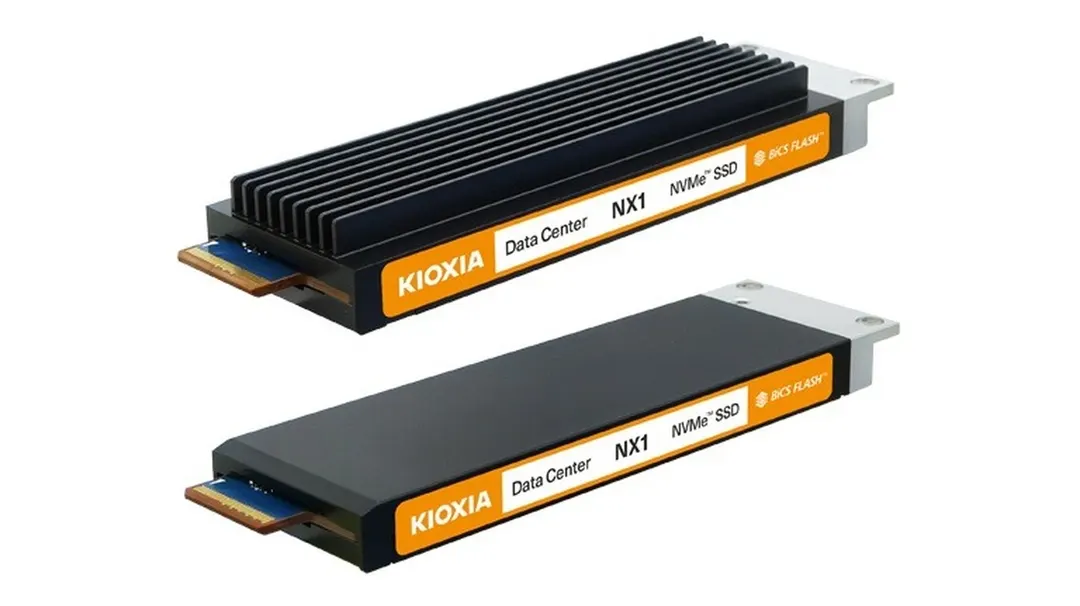 Kioxia представила SSD NX1 с жидкостным охлаждением для ИИ-дата-центров