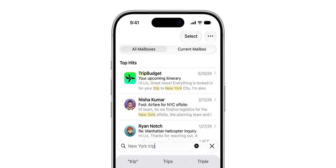 Apple Mail в iOS 27 получила четыре новых функции