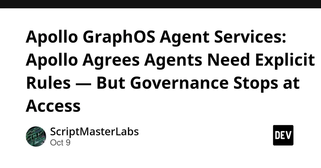 Apollo запустила GraphOS Agent Services для управления ИИ-агентами