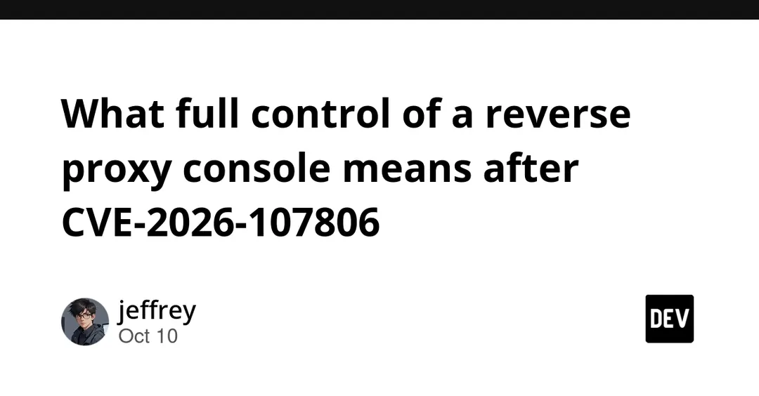 В Nginx UI нашли RCE-уязвимость CVE-2026-107806 с оценкой 9,4