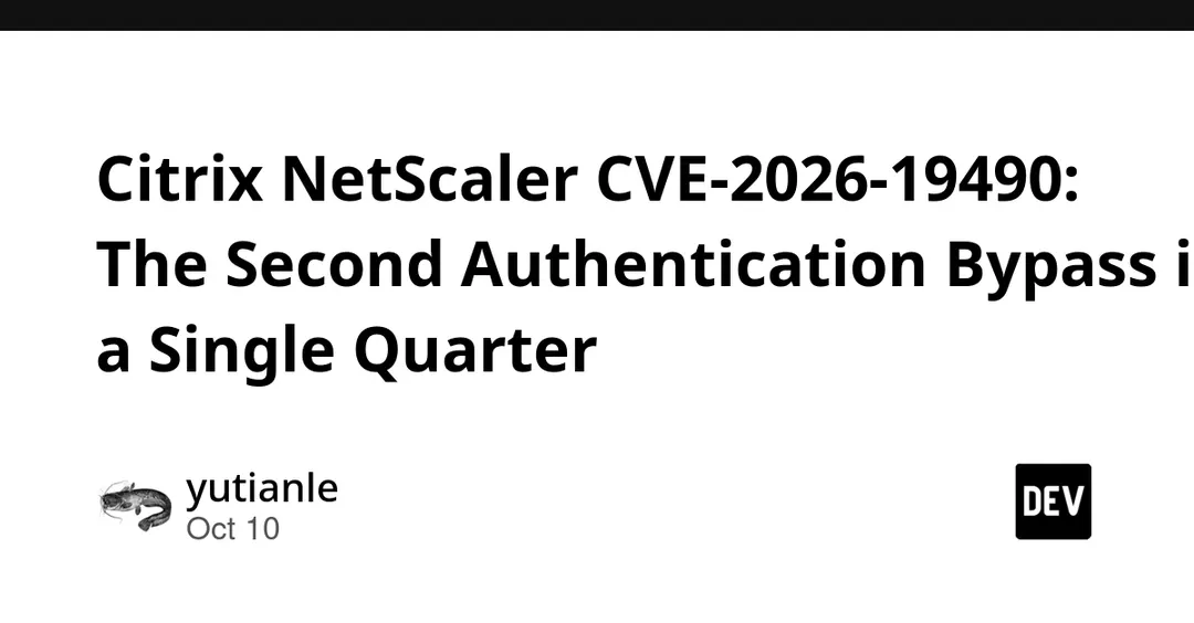 CVE-2026-19490: второй обход аутентификации в Citrix NetScaler за квартал