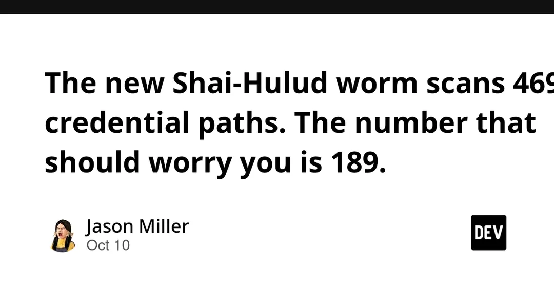 Новый червь Shai-Hulud сканирует 469 путей к учётным данным