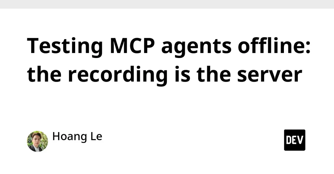 mcp-cassette: запись MCP-сессии как офлайн-сервер для тестов агентов