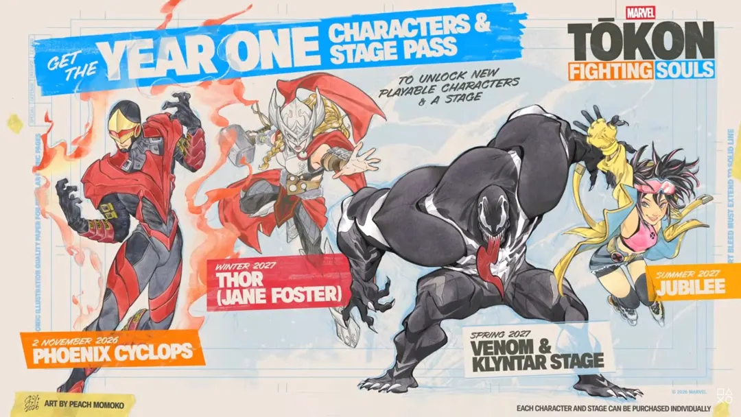 Marvel Tokon: Jane Foster, Venom и Jubilee пополнят ростер в первый год на PS5
