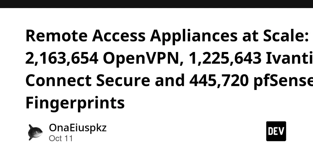 ZoomEye: 2,16 млн OpenVPN и 1,23 млн Ivanti Connect Secure доступны из интернета