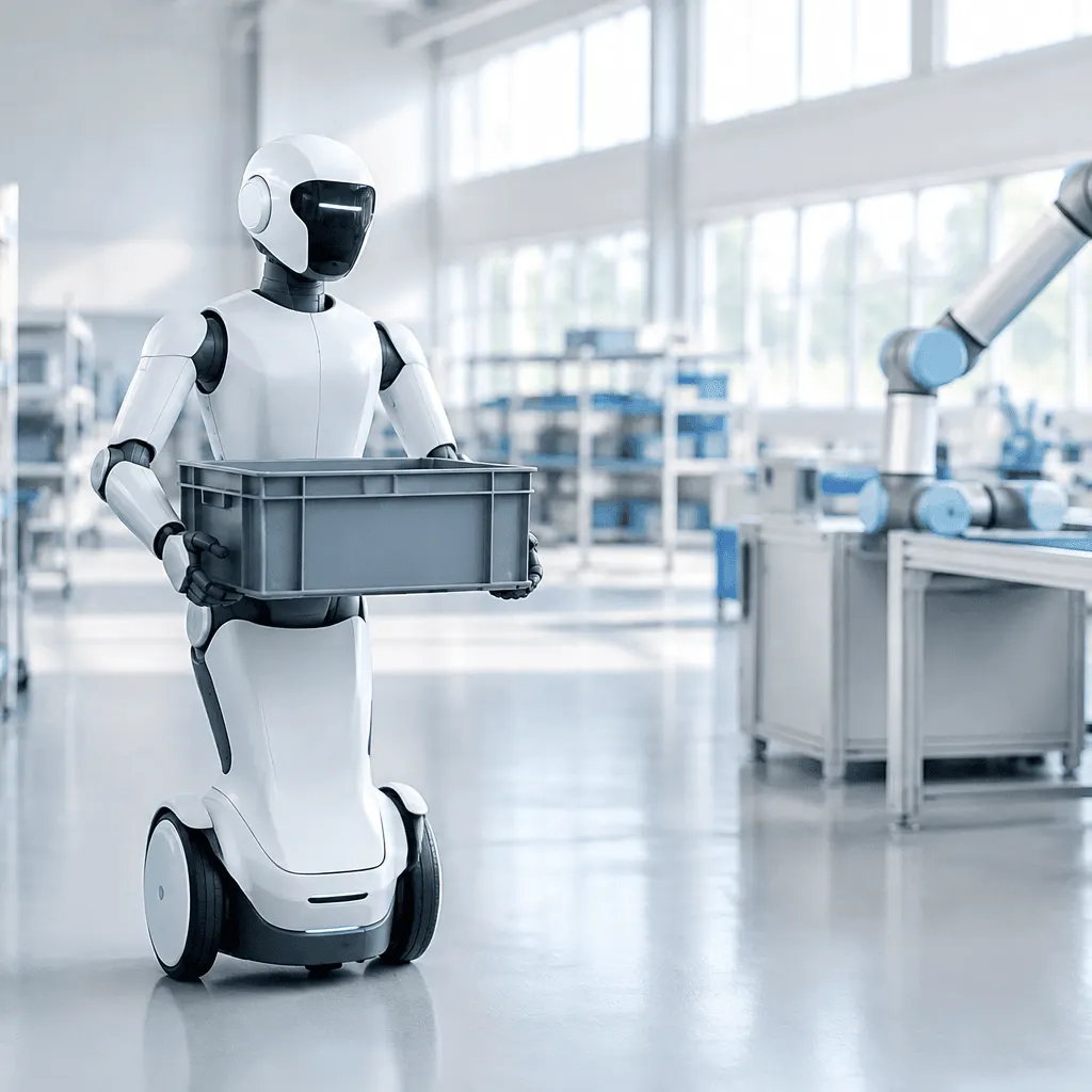 JAKA Robotics представила колёсного человекоподобного робота Kargo50 и кобота Zu50