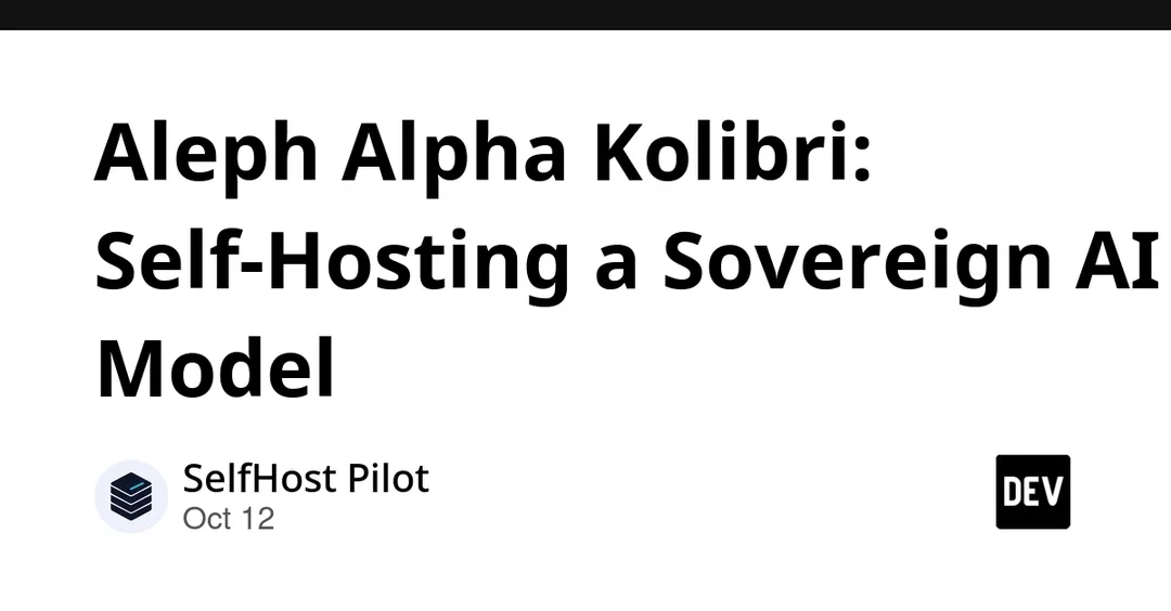 Aleph Alpha выложила открытые веса модели Kolibri на 78 млрд параметров