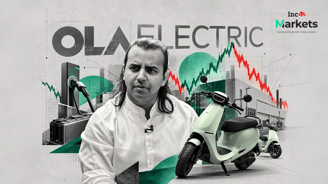 Бхавиш Аггарвал снова заложил 4,32% акций Ola Electric ради Krutrim