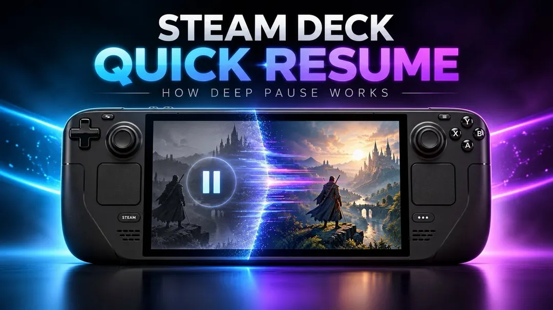 Valve разрабатывает Deep Pause для Steam Deck в духе Quick Resume