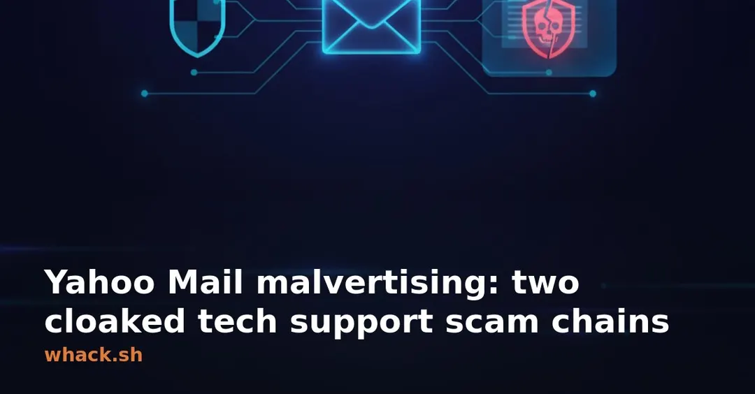 Yahoo Mail показывал мошеннические объявления с фейковой тревогой Microsoft