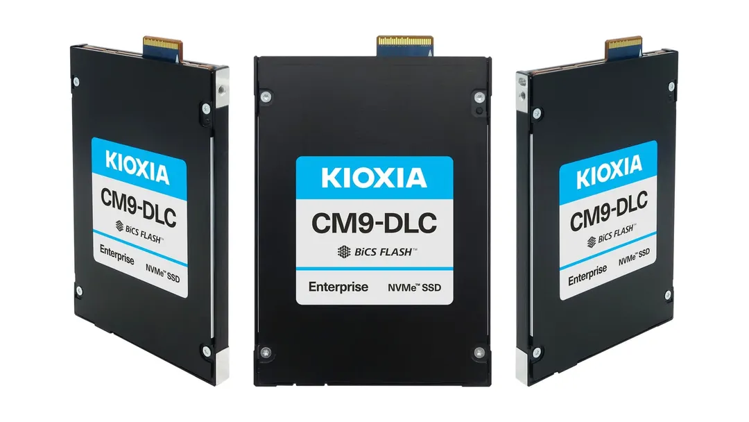 KIOXIA CM9-DLC: двухпортовые E3.S SSD до 30,72 ТБ с прямым жидкостным охлаждением
