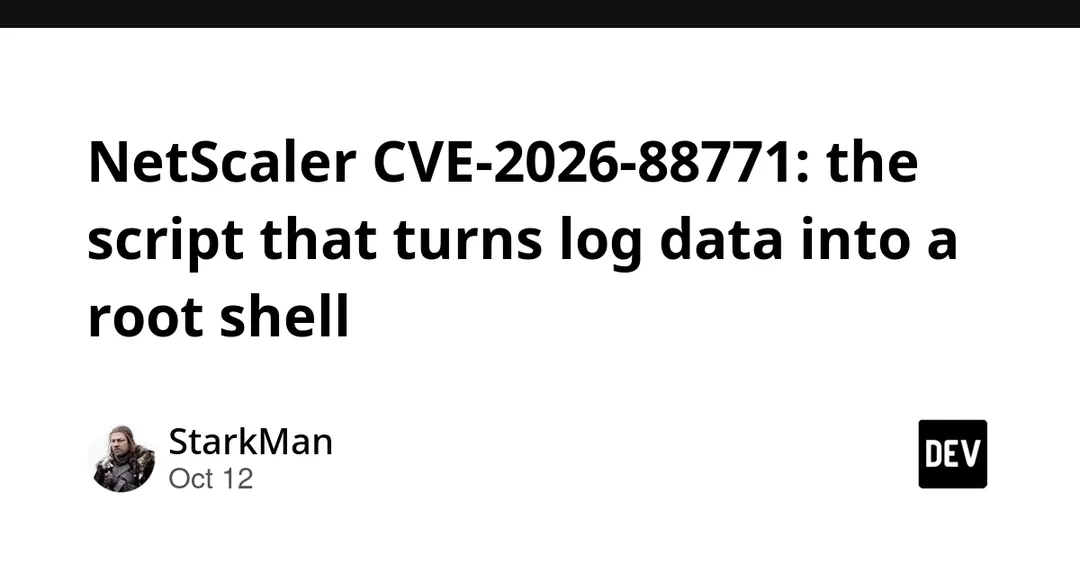 Citrix закрыла CVE-2026-88771 в NetScaler: RCE под root через логи